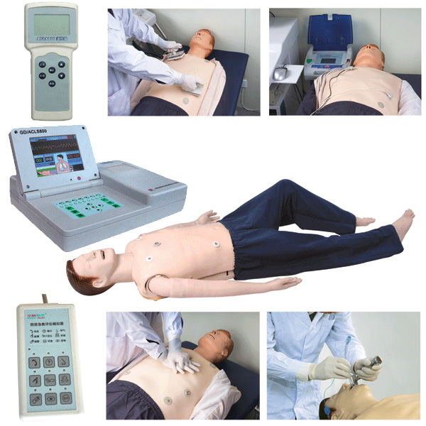 GD/ACLS800高級多功能成人綜合急救訓練模擬人（ACLS高級生命支持、嵌入式系統(tǒng)）